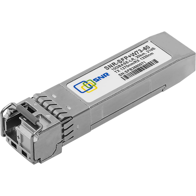 Модуль SFP+ WDM, дальность до 60км (21dB), 1270нм