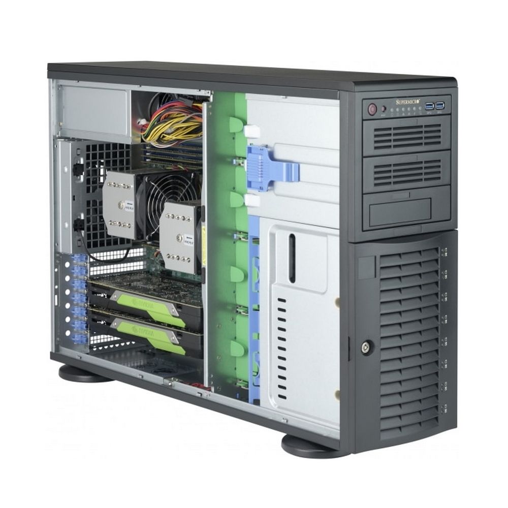 Корпус SuperMicro CSE-743AC-1K26B-SQ 8x SAS3/SATA3 Backplane for Hot-Swappable Drives,Whisper-Quiet 