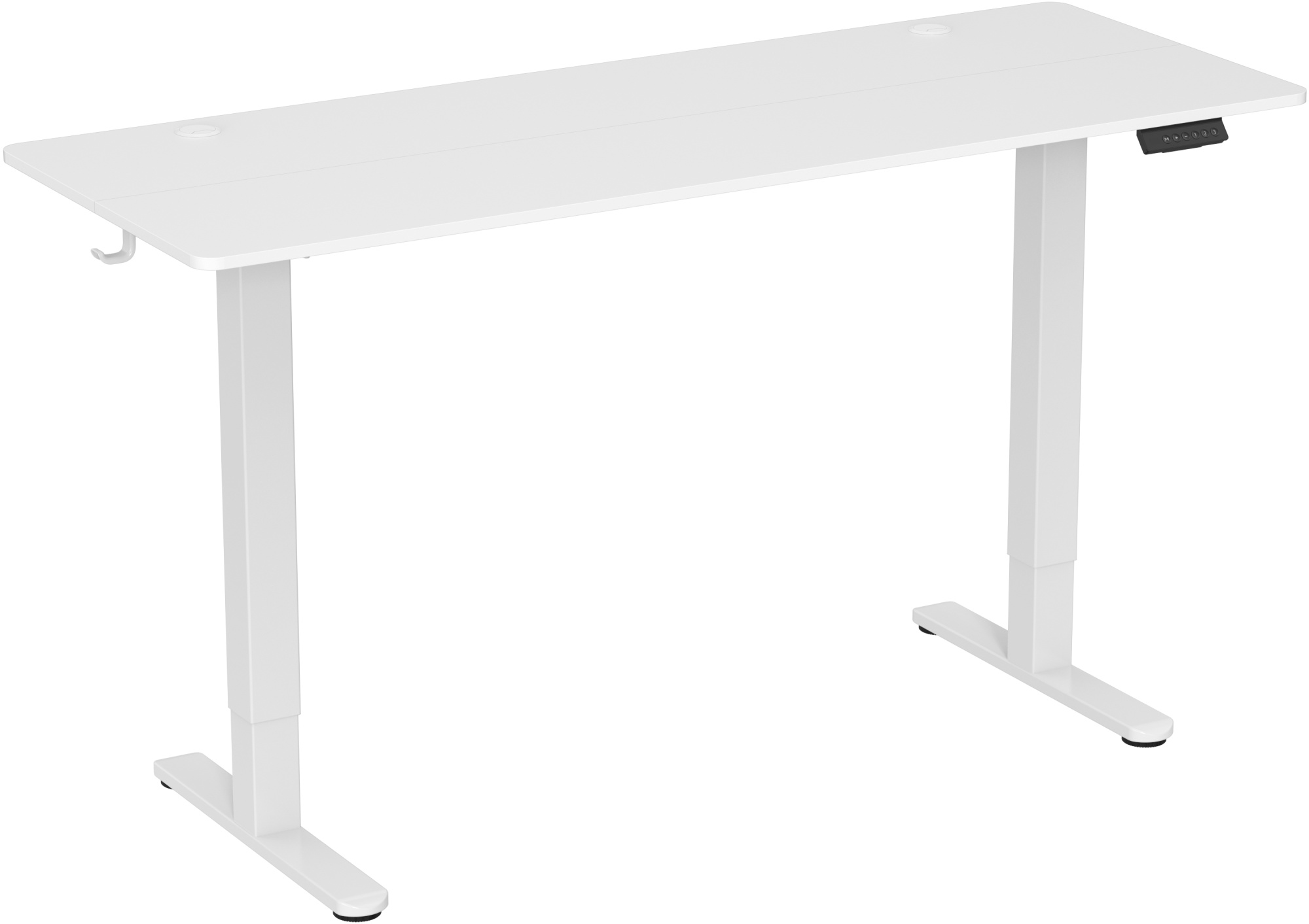 Стол Cactus CS-EDL-WWT столешница ДСП белый каркас белый 160x71x60см
