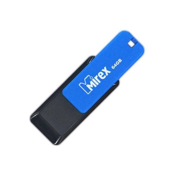 Флеш накопитель 64GB Mirex City, USB 2.0, Синий