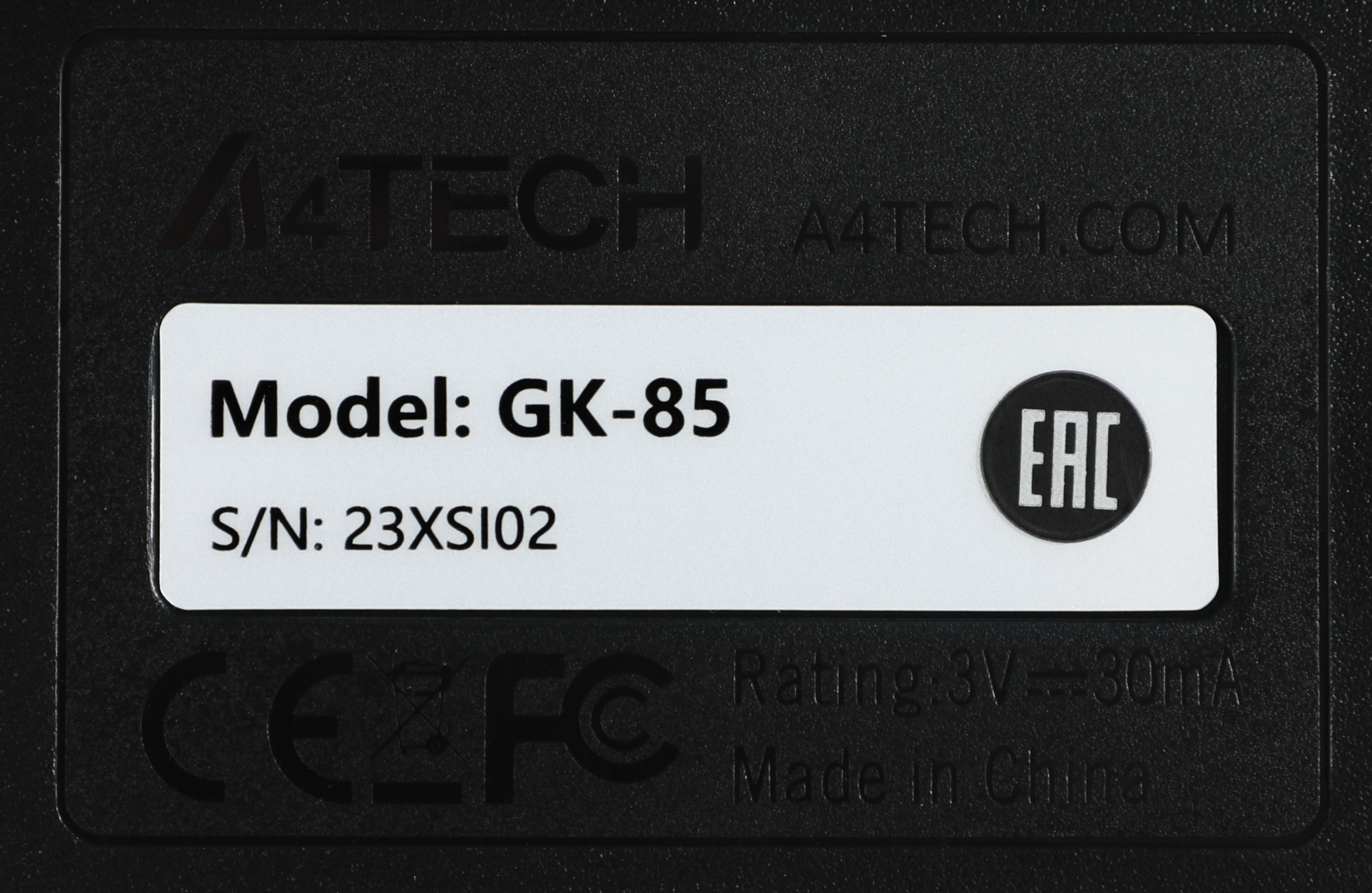 Клавиатура + мышь A4Tech 3000NS клав:черный мышь:черный USB беспроводная Multimedia