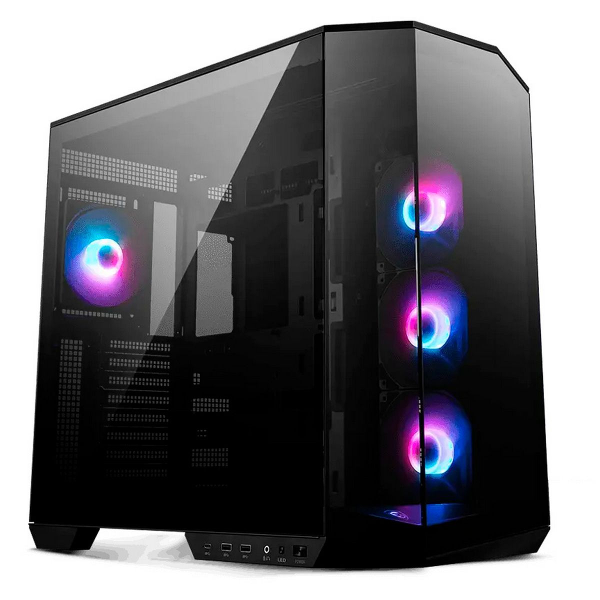 Корпус MSI MAG Pano 100R PZ , Mid Tower, ATX, 2xUSB 3.2 Gen 1, 1xUSB 3.2 Gen2 Type-C, 3x120mm ARGB R