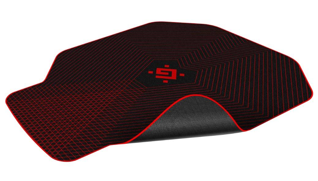 Напольный игровой ковёр MOTION BLACK 50567 DEFENDER