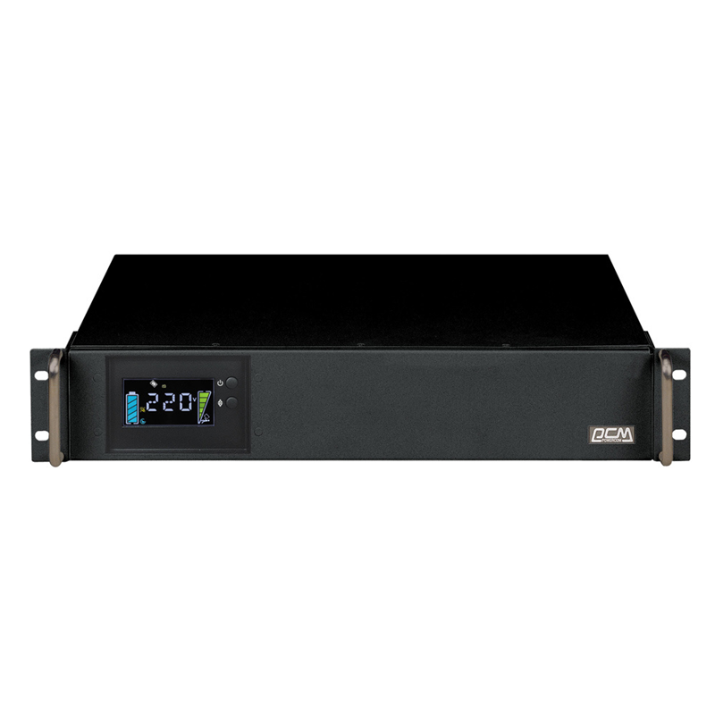 Источник бесперебойного питания Powercom King Pro RM KIN-1500AP LCD 1200Вт 1500ВА черный