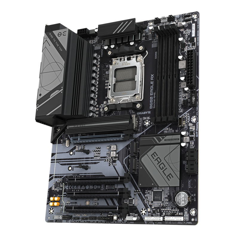 Материнская плата Gigabyte B650 EAGLE AX Socket AM5 AMD B650 4xDDR5 ATX AC`97 8ch(7.1) GbLAN RAID+HD