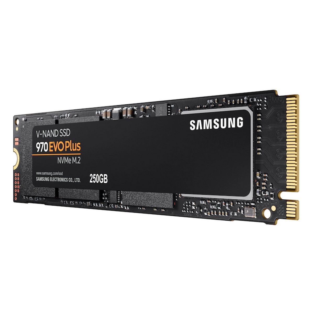 Твердотельный накопитель SSD Samsung M.2 2280 250GB 970 EVO Plus Client SSD PCIe Gen3x4 with NVMe, 3