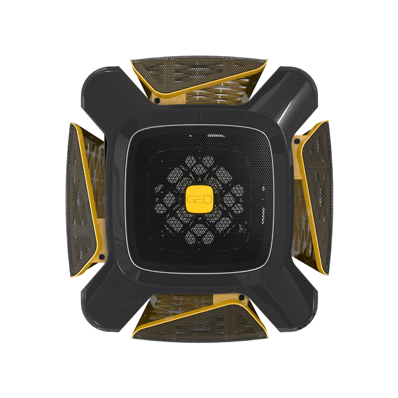 Корпус ПК без блока питания Geometric Future Model 2 The Ark, Mini-Tower, no fans, 3xUSB-A 3.0, 1xUS