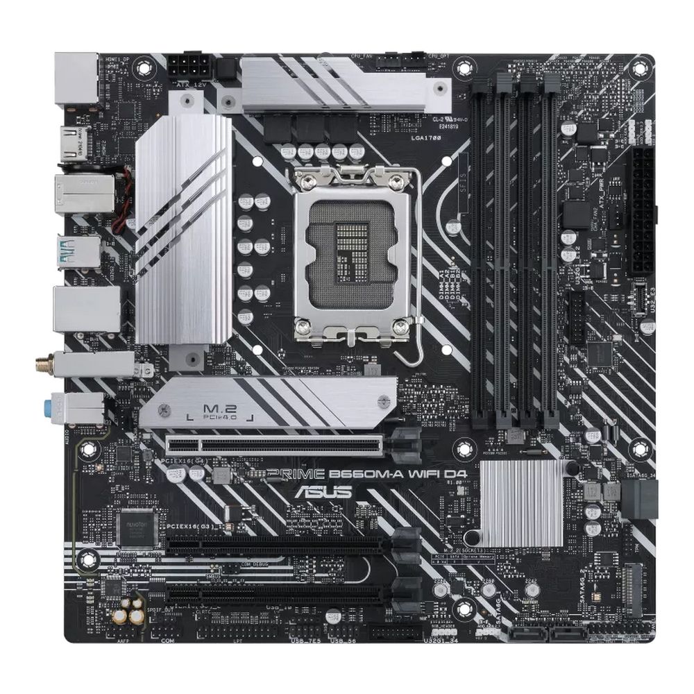 Материнская плата Asus PRIME B660M-A WIFI D4 Soc-1700 Intel B660 4xDDR4 mATX AC`97 8ch(7.1) GbLAN RA