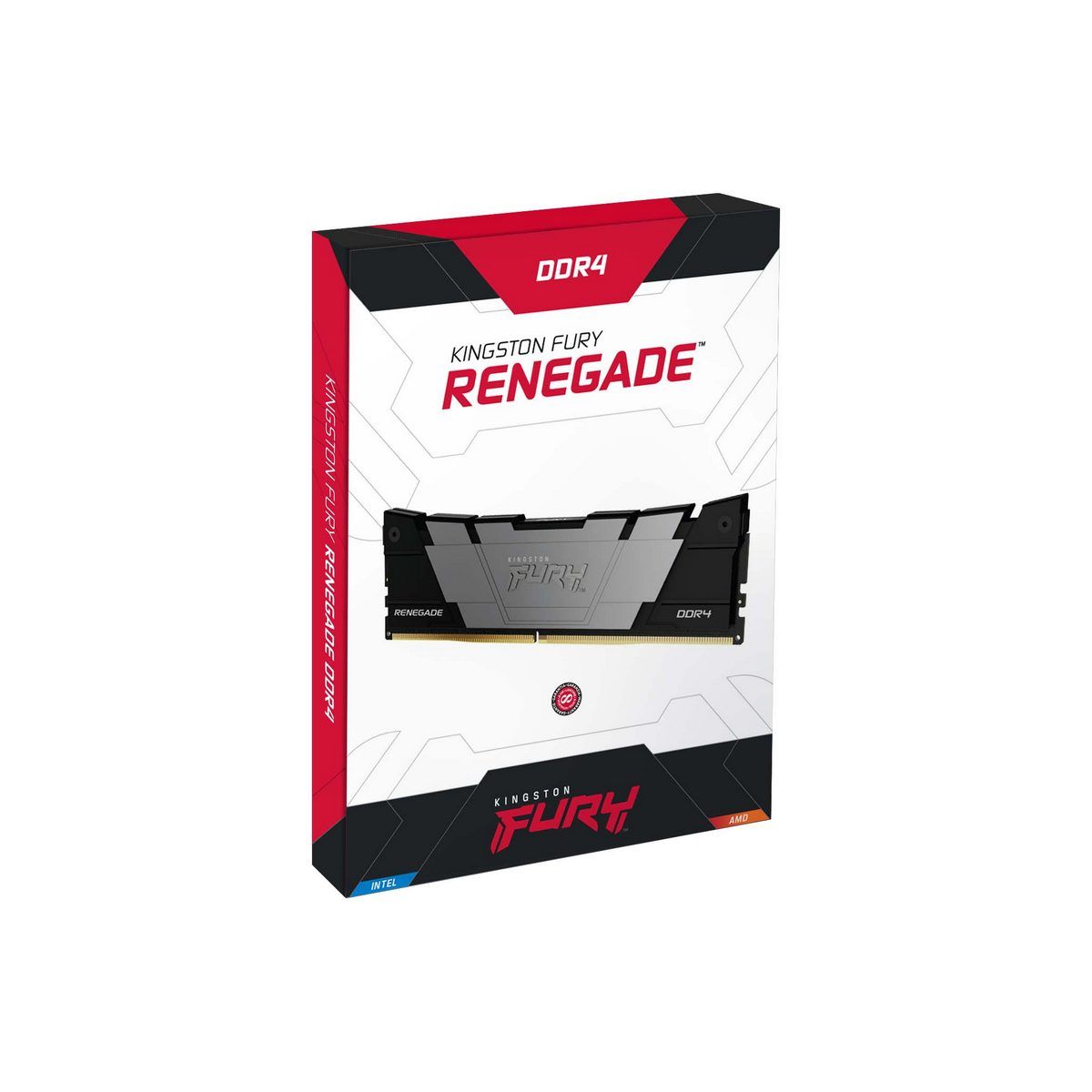 Память DDR4 8GB 3200MHz Kingston KF432C16RB2/8 Fury Renegade Black RTL Gaming PC4-25600 CL16 DIMM 28