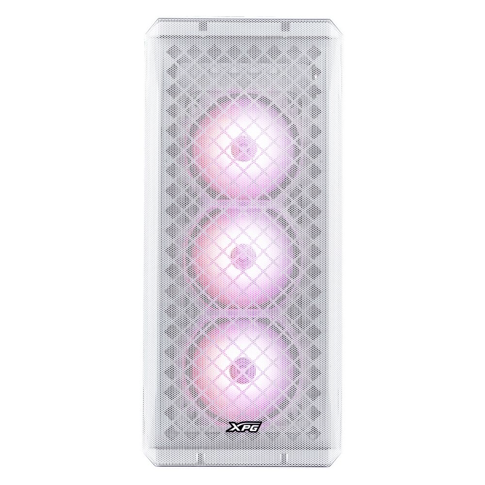 Корпус XPG DEFENDER WHITE [DEFENDER-WHCWW] (Midi-Tower, белый, TG, 120mm fan*3)