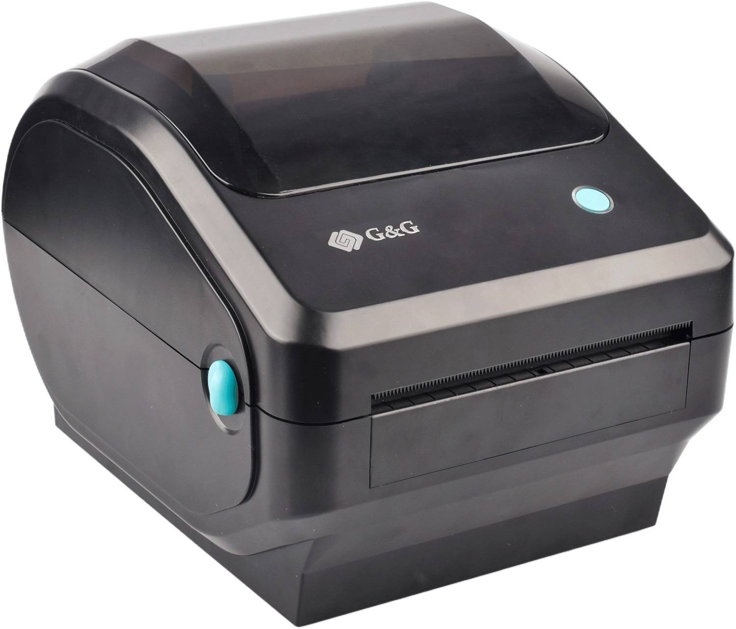 Термопринтер G&G GG-D410 203dpi 152мм/с/USB для печ.накл. черный