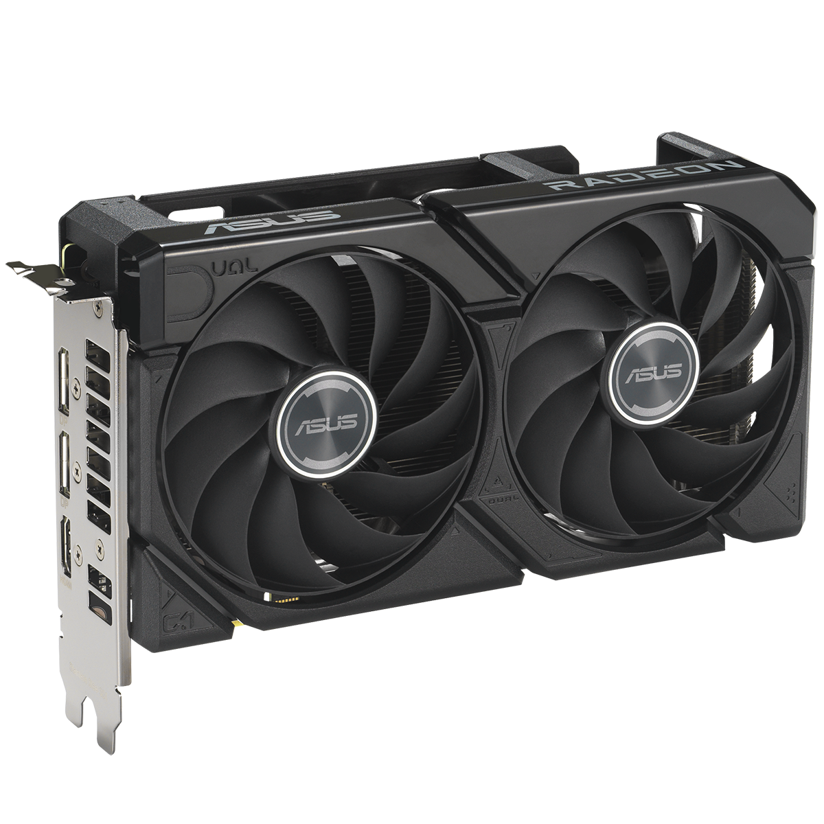 Видеокарта Asus PCI-E 5.0 DUAL-RX9060XT-8G AMD Radeon RX 9060XT 8Gb 128bit GDDR6 2550/20000 HDMIx1 D