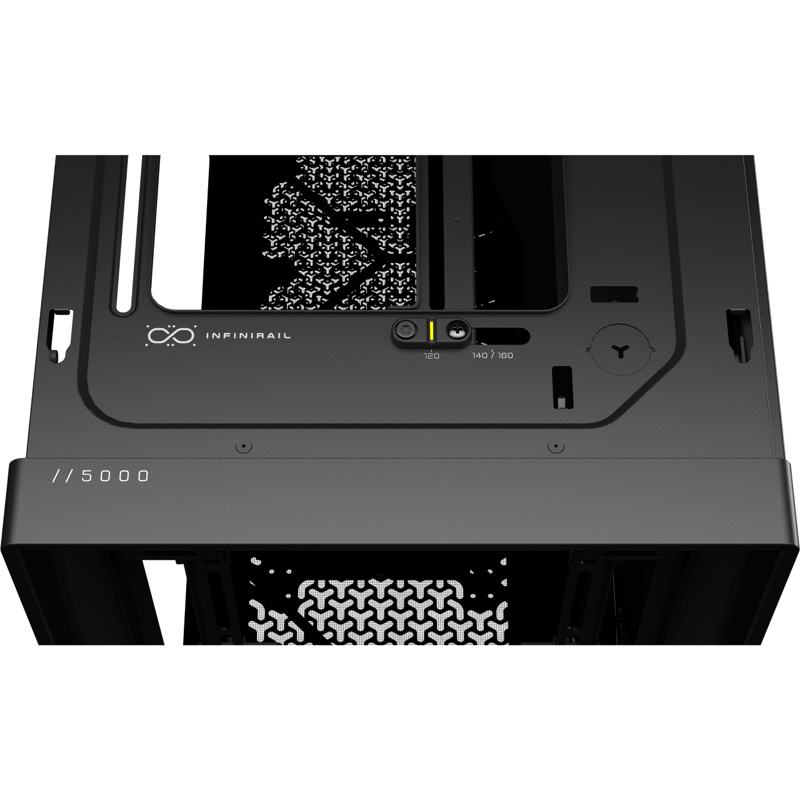 Корпус Corsair Frame 5000D RS High-Airflow, Midi-Tower, TG, 4x140mm, 4xUSB-A 3.2, 1xUSB 3.2 Type-C, 
