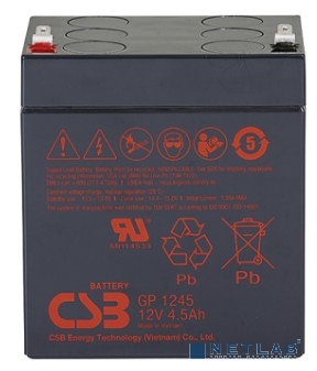 CSB Батарея GP1245 (12V 4,5Ah) 