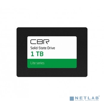 CBR SSD-001TB-2.5-LT22, Внутренний SSD-накопитель, серия "Lite", 1024 GB, 2.5", SATA III 6 Gbit/s, S
