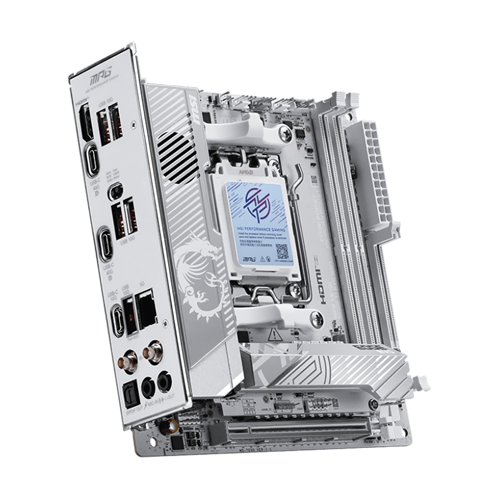 Материнская плата MSI MPG X870I EDGE TI EVO WIFI X870, AM5, 2*DDR5, 1*PCIEx16, 1*M.2, 2*TypeC, 5*USB