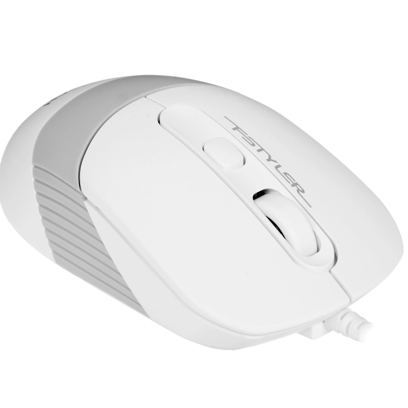 Клавиатура + мышь A4Tech Fstyler F1010 клав:белый/серый мышь:белый/серый USB Multimedia (F1010 WHITE