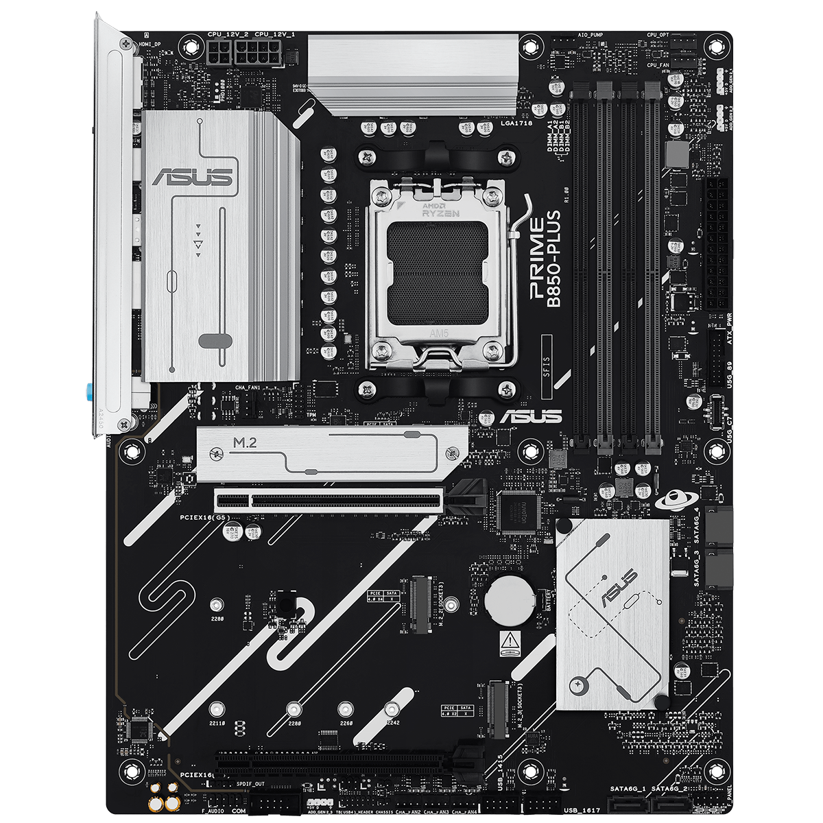 Материнская плата Asus PRIME B850-PLUS Socket AM5 AMD B850 4xDDR5 ATX AC`97 8ch(7.1) 2.5Gg RAID+HDMI