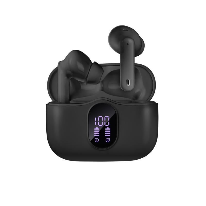 Беспроводные внутриканальные наушники с микрофоном SVEN E-315B, черный (Bluetooth, TWS, ANC, ENC, AP
