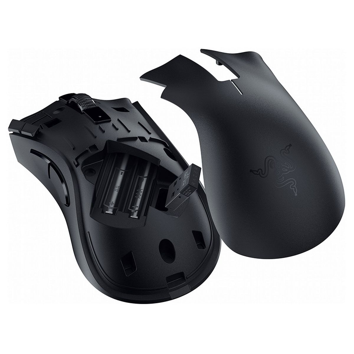 Мышь Razer DeathAdder V2 X HyperSpeed черный оптическая 14000dpi беспров. BT/Radio USB 6but (RZ01-04