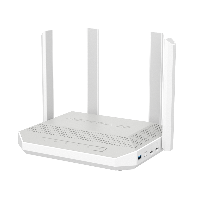 Роутер беспроводной Keenetic Netcraze Hopper 4G+ (NC-2312) AX3000 10/100/1000BASE-TX/4G cat.6 белый