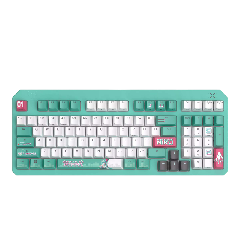 Клавиатура ASUS RA09 TUF GAMING K3 GEN II MIKU/RD/RU/PBT (90MP0460-BKRA30)