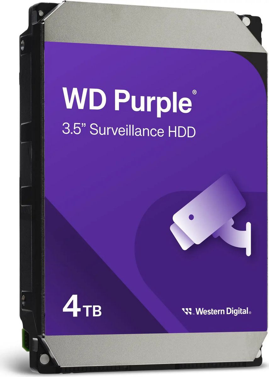 Жесткий диск WD SATA-III 4TB WD43PURZ Surveillance Purple (5400rpm) 256Mb 3.5"