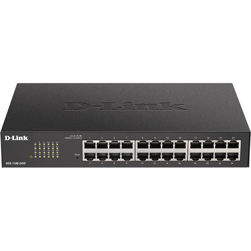 Коммутатор D-Link DGS-1100-24V2/A (L2) 24x1Гбит/с настраиваемый