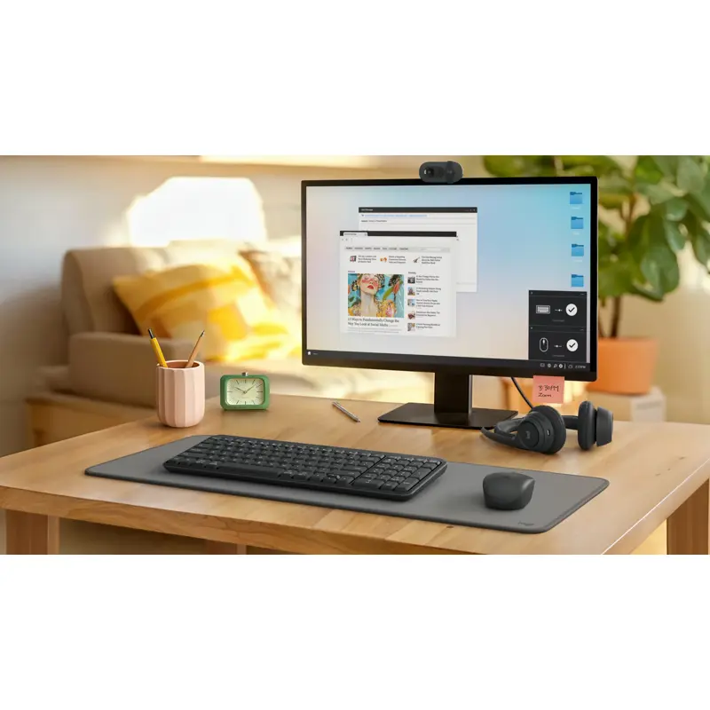 Клавиатура Logitech K250 YR0107 графитовый беспроводная BT slim Multimedia (920-013452)