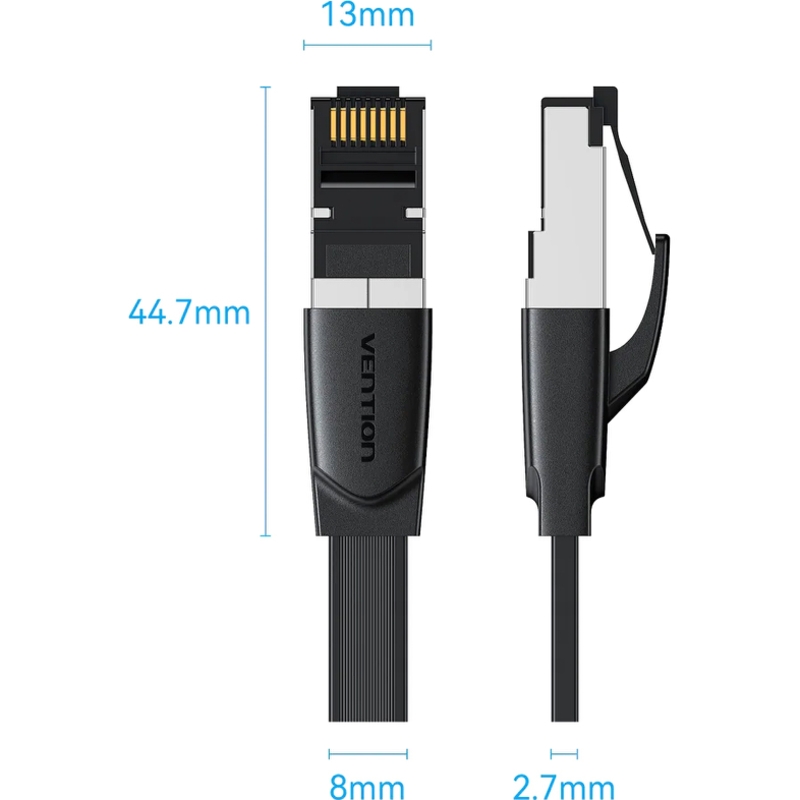 Vention IKQBH SFTP RJ45 cat.8, 2м