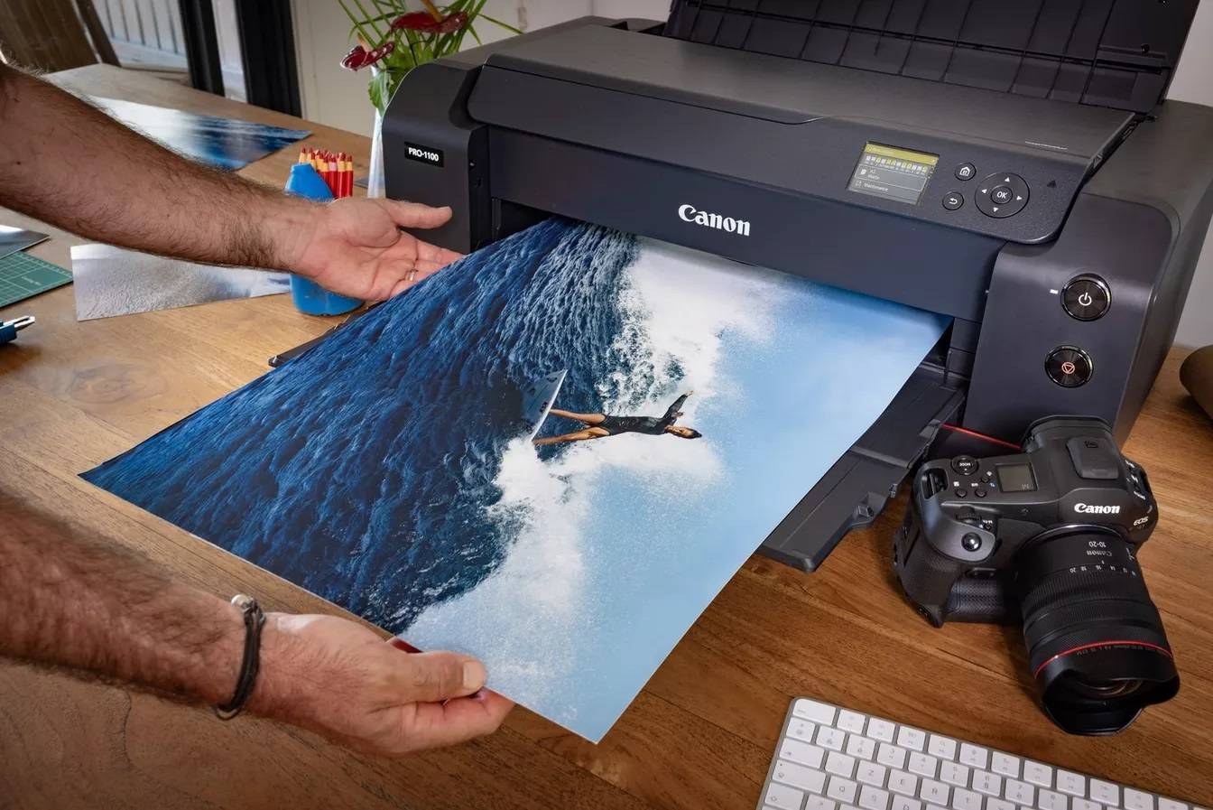Фотопринтер струйный Canon imagePROGRAF PRO-1100 ( A2, 12 цветов, WiFi/ Ethernet/ 80 мл) (без стенда