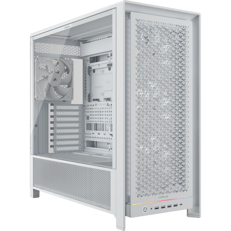 Корпус Corsair Frame 5000D RS High-Airflow, Midi-Tower, TG, 4x140mm, 4xUSB-A 3.2, 1xUSB 3.2 Type-C, 