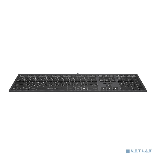 Клавиатура A4Tech Fstyler FX60 серый USB slim LED (FX60 GREY / NEON)