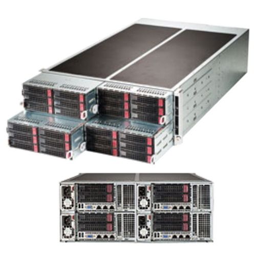Серверная платформа SuperMicro SYS-F628R3-RTB+, X10DRFR  F424AS-R1K28BP  Rear HDDs