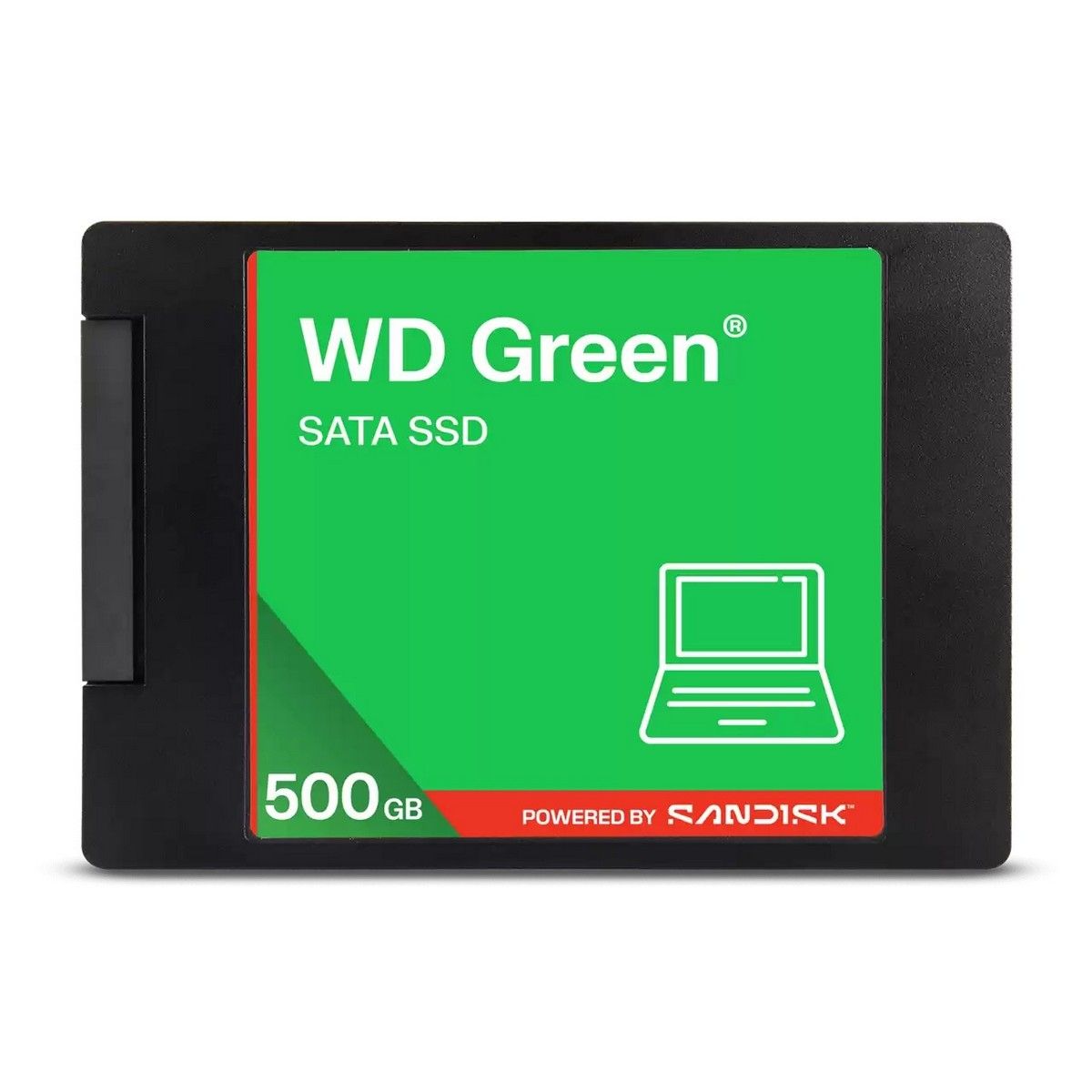 Твердотельный диск 500GB WD Green, 2.5", SATA III, [R/W - 545/510 MB/s] 3D-NAND