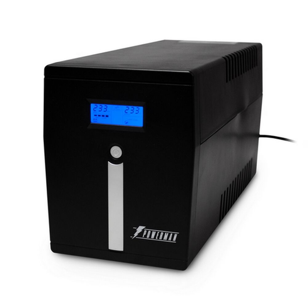 ИБП POWERMAN Smart Sine 2000 Мощность 2000 ВА/1400 Вт, батареи:  12 В 9 Ач - 2 шт, Розетки Shuko - 4