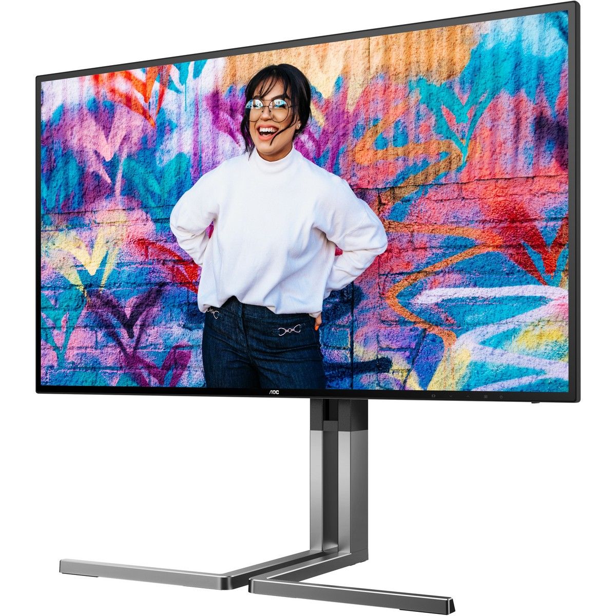 Монитор LCD AOC 27" U27U3CV {IPS 3840x2160 60Hz 178/178 HDMI2.0 DisplayPort1.2  VESA}