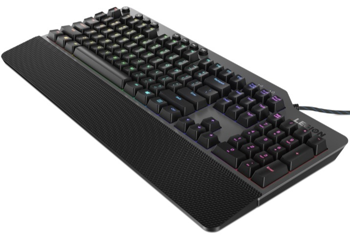 Клавиатура Lenovo Legion K500 RGB механическая черный USB Multimedia for gamer LED (подставка для за