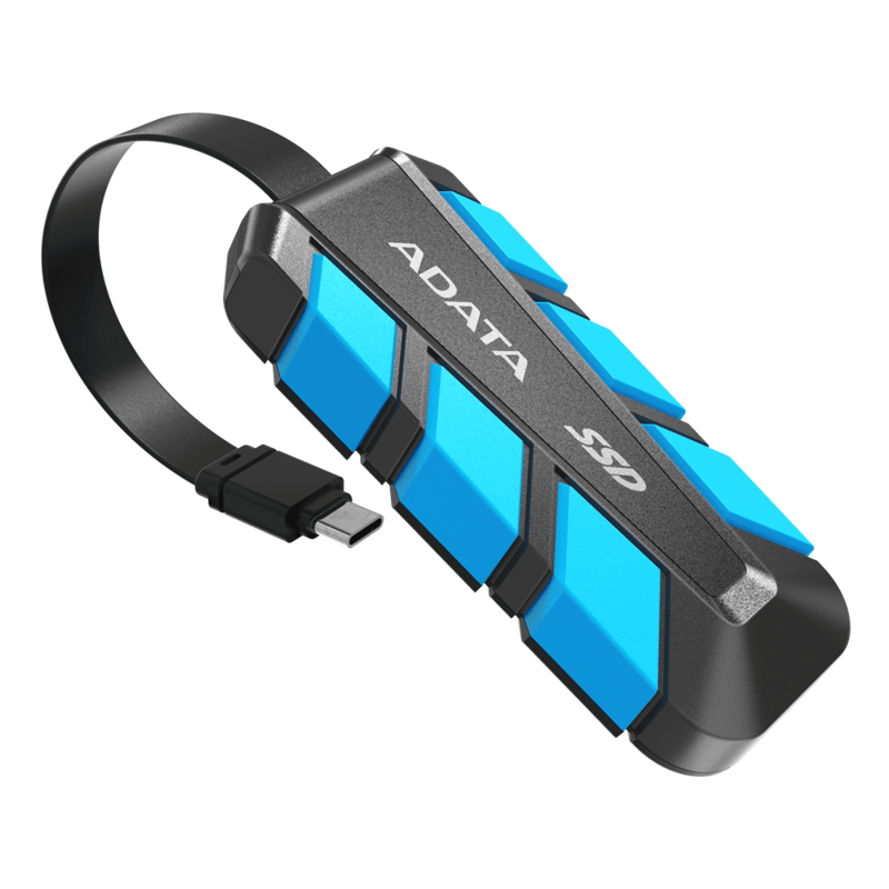 Накопитель SSD A-Data USB3.2 Gen2 1000GB SC740-1000G-CBU SC740 синий