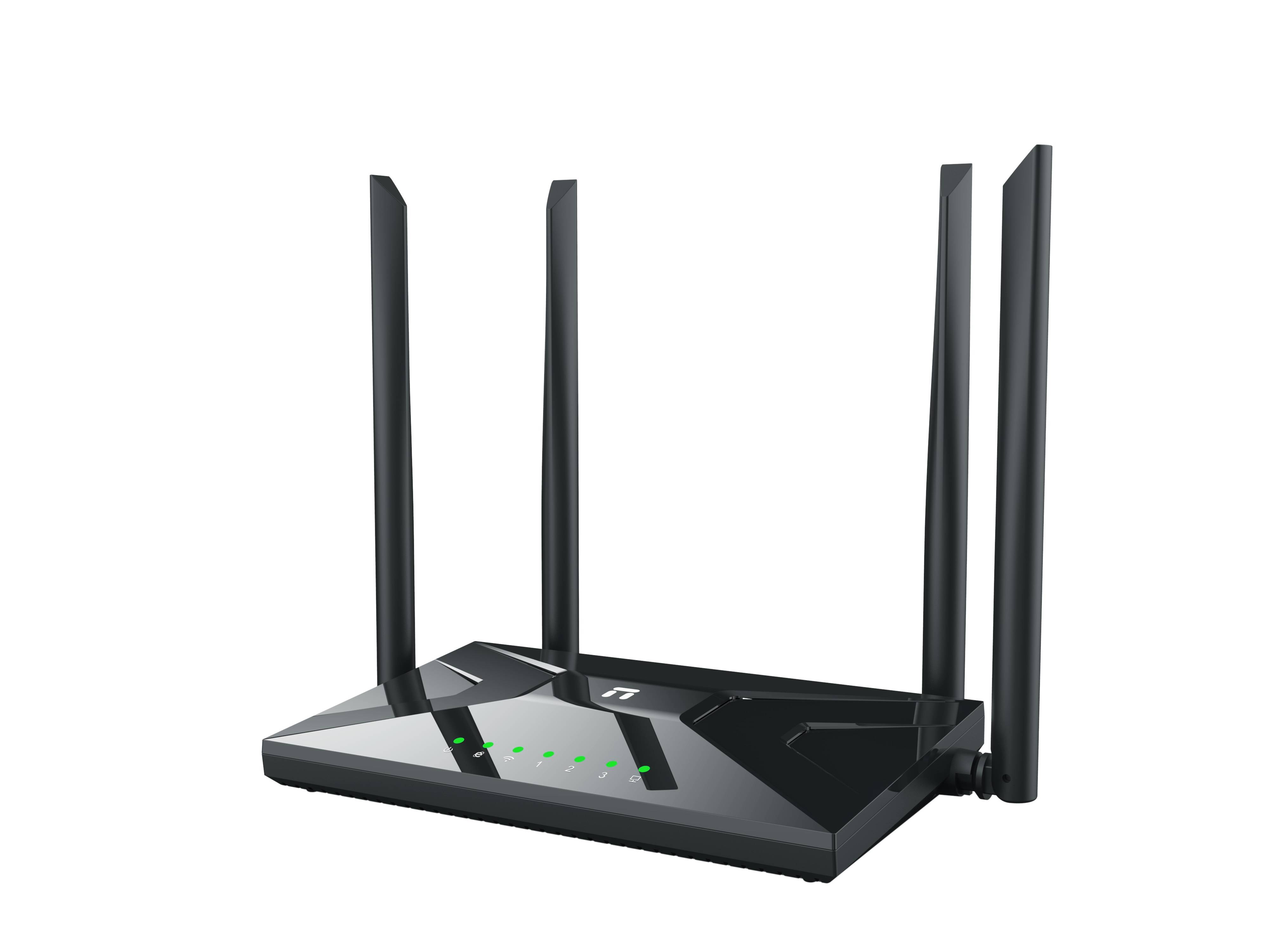 Роутер беспроводной Netis NC65 AC1200 10/100/1000BASE-TX черный