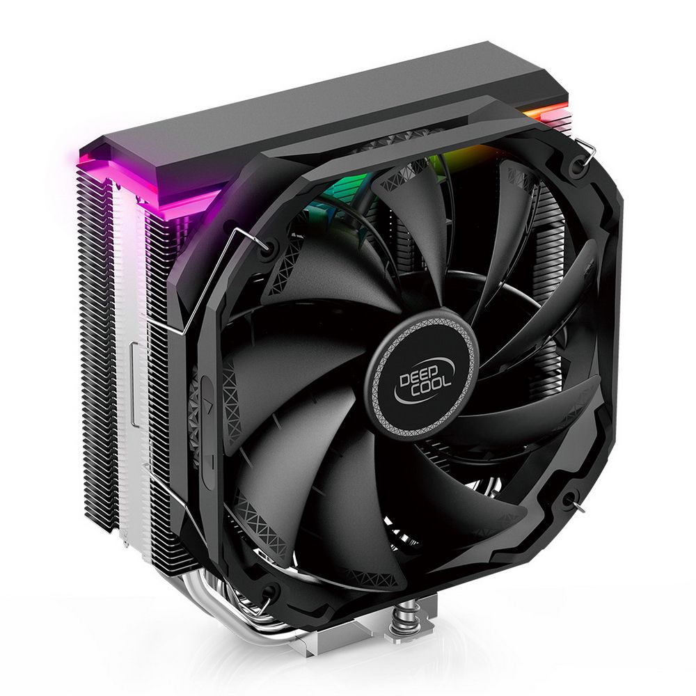 Кулер для процессора DEEPCOOL AS500 LGA20XX/1700/1200/115X/AM5/AM4 (8шт/кор, TDP 220W, PWM, ARGB Led