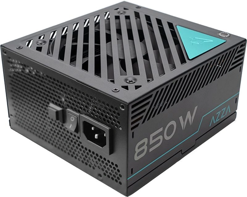 Блок питания Azza ATX 850W PSAZ-850G Gen.5 80+ gold (20+4pin) APFC 120mm fan 6xSATA Cab Manag RTL