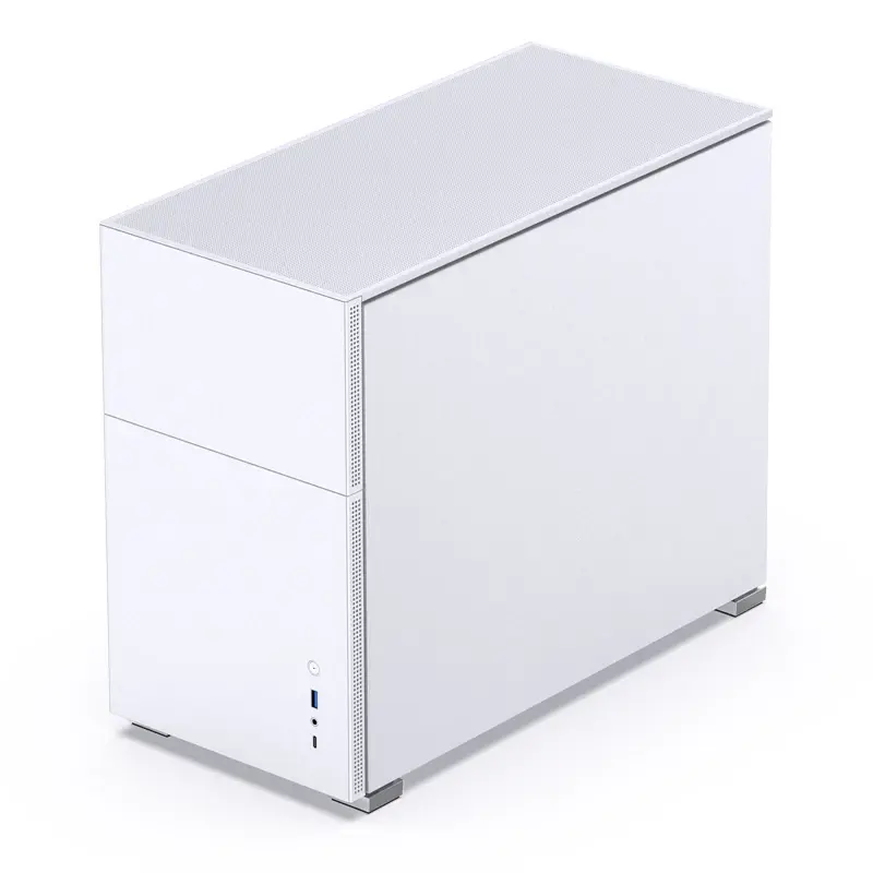 Корпус JONSBO D31 STD, Mini-Tower, TG, no fan, 1xUSB-A 3.2 + 1xUSB-C 3.2, mATX, mDTX, mITX White