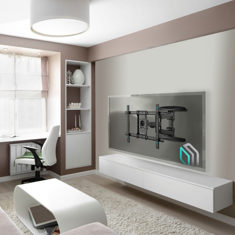 Кронштейн для телевизора Onkron M6L черный 40"-75" макс.45.5кг настенный поворот и наклон