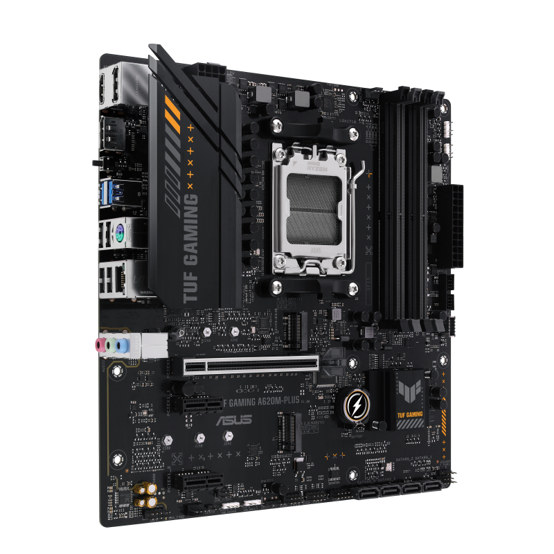 Материнская плата Asus TUF GAMING A620M-PLUS Socket AM5 AMD A620 4xDDR5 mATX AC`97 8ch(7.1) 2.5Gg RA