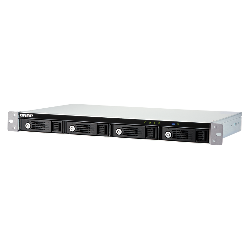 QNAP DAS TR-004U 4-Bay 2.5/3.5 SATA Type-C USB 3.1 Gen 1 (5 Gb/s ) Direct Attached Storage with Hard