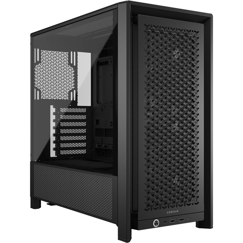 Корпус Corsair Frame 4000D RS, Midi-Tower, TG, 3x120mm, 2xUSB-A 3.2, 1xUSB 3.2 Type-C, E-ATX, ATX, m