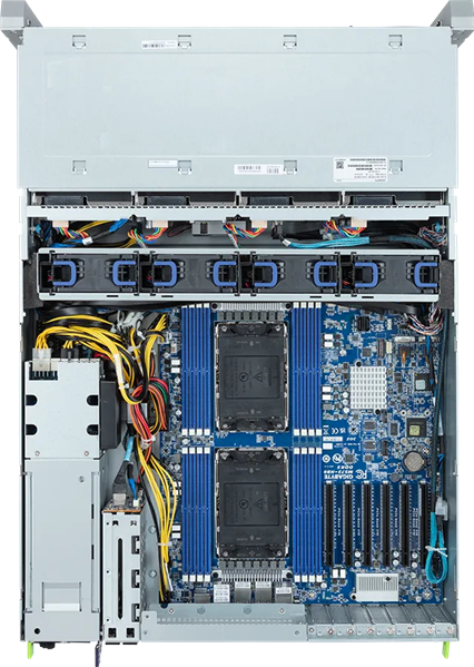 Gigabyte Server Platform S453-S70 / 4U / 2xIntel (Gen4/5) / 2xHS / 16xDIMM / 36xLFF SAS/SATA + 2xSFF