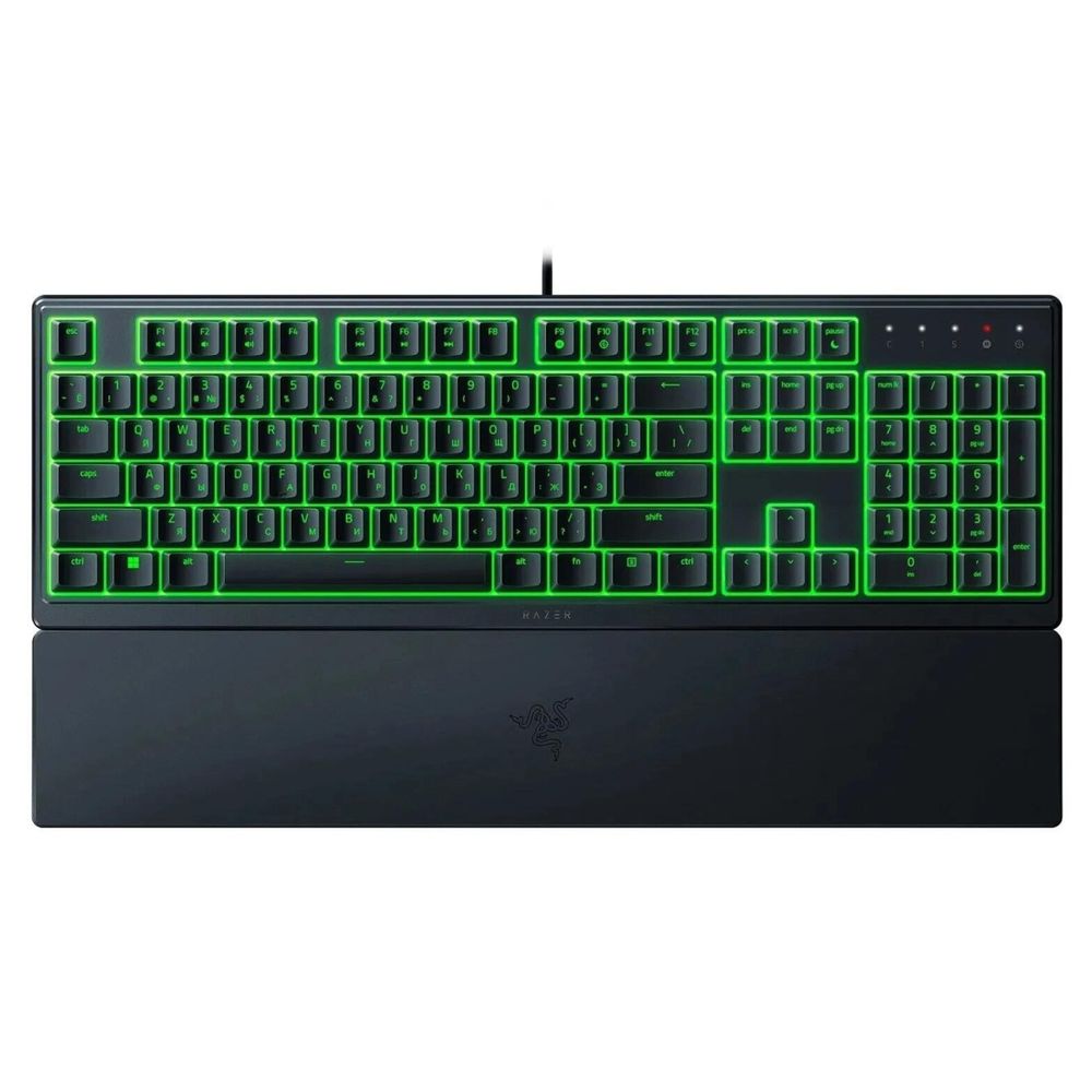 Клавиатура проводная игровая мембранная Razer Ornata V3 X,черный (RZ03-04470100-R3M1)