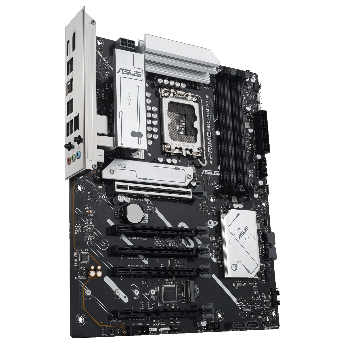 Материнская плата Asus PRIME B860-PLUS WIFI Soc-1851 Intel B860 4xDDR5 ATX AC`97 8ch(7.1) 2.5Gg RAID